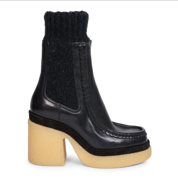 Chloé Jamie Platform Ankle Boots - Picture 1 of 4